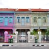 houses in singapore with different colors