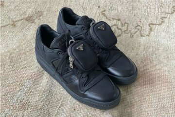 prada adidas forum low black